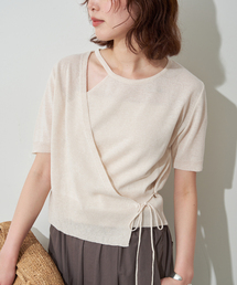 FLEK（フレック）の「《追加》FLEK/フレック ショルダーカットアウトニット（ニット/セーター）」