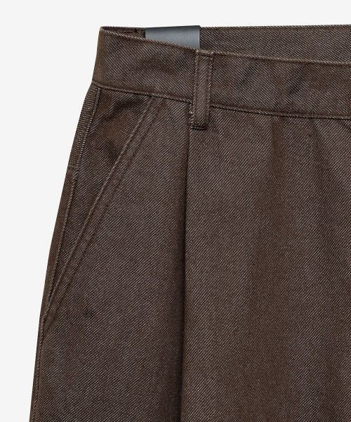 NOIRER（ノイア）の「ワイドデニムパンツ（ブラウン）（デニムパンツ・メンズ・その他・48/50/52）」の5枚目の写真