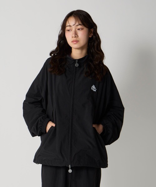 Kappa(カッパ)の「【Kappa/カッパ】バンダナイロントラックジャケット ユニセックス(ナイロンジャケット・メンズ・カーキ/ブラック・MEDIUM/SMALL/LARGE)」の5枚目の写真