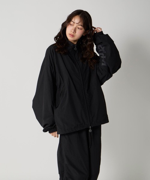 Kappa(カッパ)の「【Kappa/カッパ】バンダナイロントラックジャケット ユニセックス(ナイロンジャケット・メンズ・カーキ/ブラック・MEDIUM/SMALL/LARGE)」の7枚目の写真