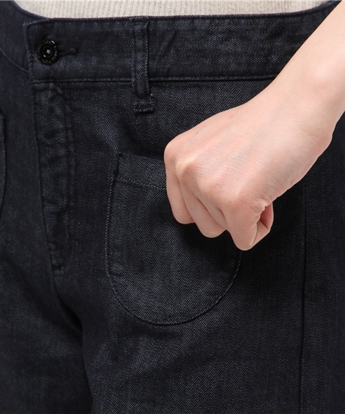 GLOBAL WORK（グローバルワーク）の「ＤＥＮＩＭガウチョパンツ/708420（その他パンツ・レディース・ネイビー/ライトブルー・MEDIUM/LARGE）」の8枚目の写真