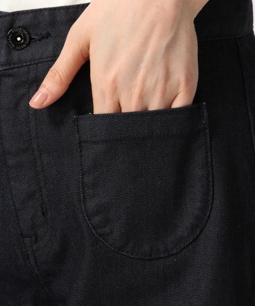 GLOBAL WORK（グローバルワーク）の「ＤＥＮＩＭガウチョパンツ/708420（その他パンツ・レディース・ネイビー/ライトブルー・MEDIUM/LARGE）」の17枚目の写真