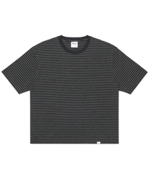 NOMANUAL | NM CROP BORDER T-SHIRT - BLACK(Tシャツ/カットソー)