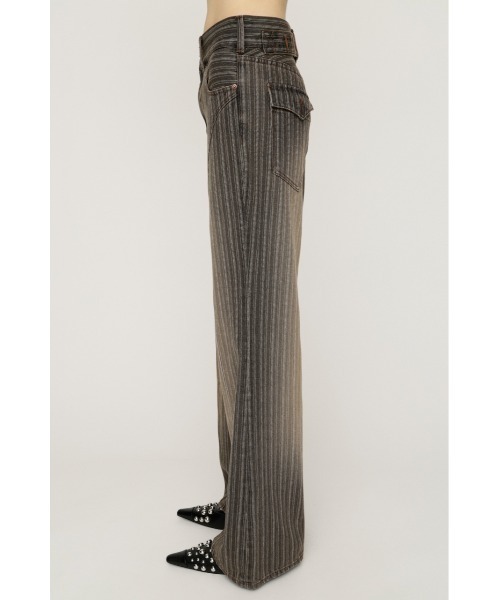 SLY（スライ）の「L/W STRIPE STRAIGHT PT ローウエストストライプ