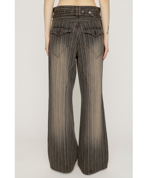 SLY（スライ）の「L/W STRIPE STRAIGHT PT ローウエストストライプ
