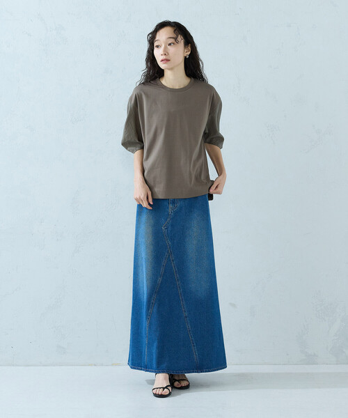 COMME CA ISM(コムサイズム)の「スリーブデザイン カットソー(Tシャツ/カットソー・レディース・ブラック/ホワイト/モカ・MEDIUM/LARGE)」の18枚目の写真