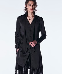 ROYAL FLASH | kiryuyrik/キリュウキリュウ/Stand Collar Shirt(シャツ/ブラウス)
