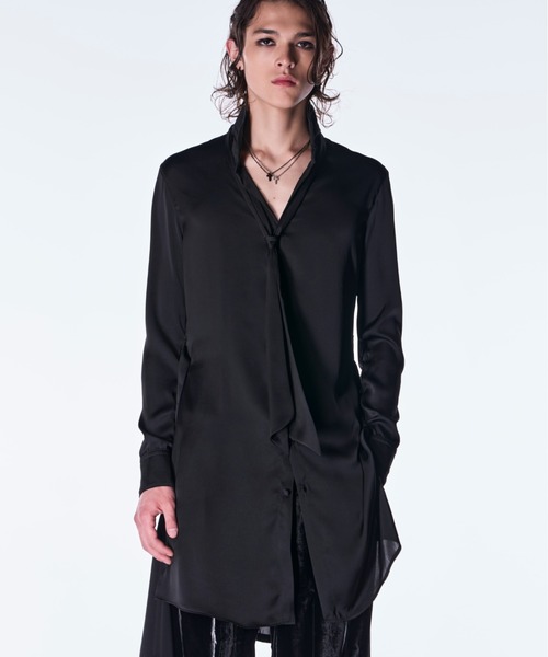ROYAL FLASH(ロイヤルフラッシュ)の「kiryuyrik/キリュウキリュウ/Stand Collar Shirt(シャツ/ブラウス・メンズ・ブラック・SMALL/MEDIUM/LARGE)」の5枚目の写真