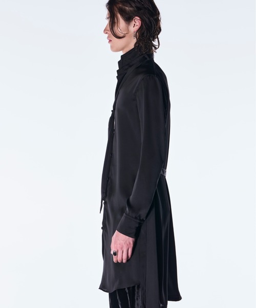 ROYAL FLASH(ロイヤルフラッシュ)の「kiryuyrik/キリュウキリュウ/Stand Collar Shirt(シャツ/ブラウス・メンズ・ブラック・SMALL/MEDIUM/LARGE)」の4枚目の写真