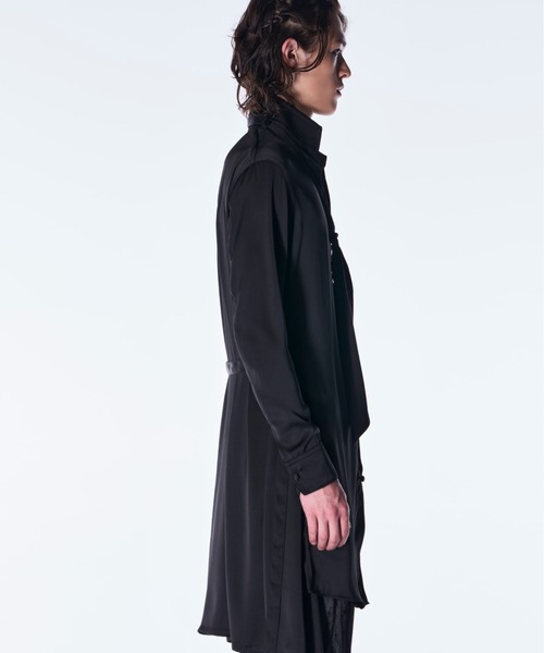 ROYAL FLASH(ロイヤルフラッシュ)の「kiryuyrik/キリュウキリュウ/Stand Collar Shirt(シャツ/ブラウス・メンズ・ブラック・SMALL/MEDIUM/LARGE)」の2枚目の写真