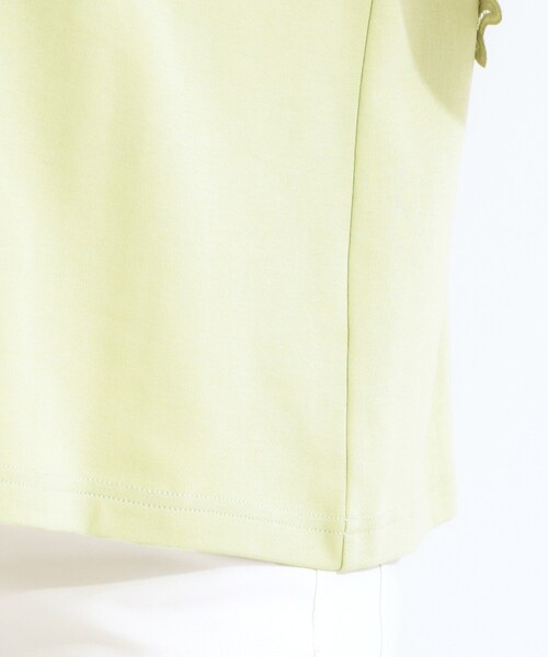 SHOO・LA・RUE(シューラルー)の「【S-LL/洗濯機可】女性らしさ溢れるモチーフレース スムースTシャツ(Tシャツ/カットソー・レディース・ライトグリーン/ホワイト/チャコールグレー・04/03/02/01)」の21枚目の写真