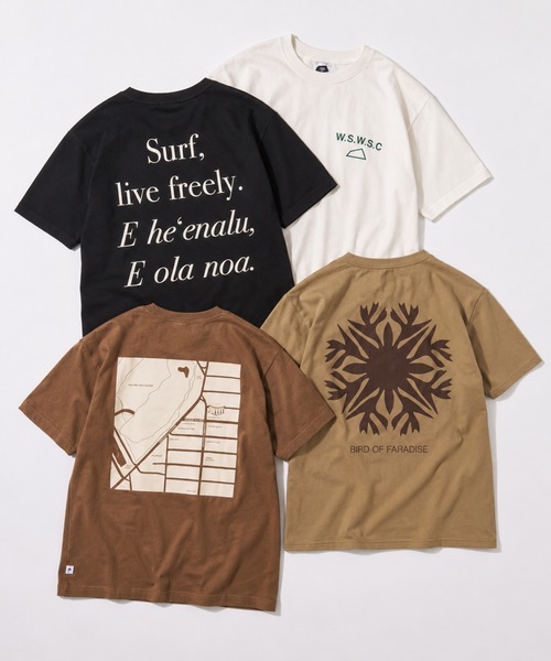 SALVAGE PUBLIC（サルベージパブリック）の「SALVAGE PUBLIC / サルベージパブリック 別注 CAMPBELL AVE CTN Tシャツ（Tシャツ/カットソー・メンズ・チョコ・LARGE/MEDIUM）」の3枚目の写真