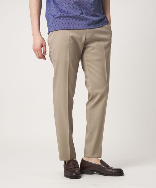 A DAY IN THE LIFE UNITED ARROWS（アデイインザライフユナイテッドアローズ）の「ハイツイスト ツイル ノープリーツ スラックス-ストレッチ-＜A DAY IN THE LIFE＞（スラックス・メンズ・ダークグレー/ブラック/ベージュ・XL/L/M）」の8枚目の写真