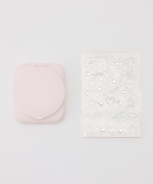 one after another NICE CLAUP（ワンアフターアナザーナイスクラップ）の「【3COINSコラボ】コンパクトミラー付きモバイルバッテリー（スマホグッズ）」