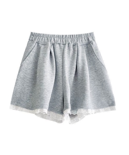 Miniministore(ミニミニストア)の「レース裾ショートパンツ レディース韓国風ショーパン短パン(その他パンツ・レディース・グレー/ブラック・M/XL/S/L)」の21枚目の写真