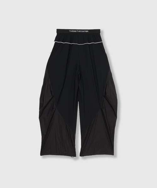 THINGS THAT MATTER（シングス ザット マター）の「MESH BLOCKING STRETCH EASY PANTS / メッシュ ブロッキング ストレッチ イージー パンツ（その他パンツ・レディース・ブラウン/ホワイト×ブラック・FREE）」の5枚目の写真