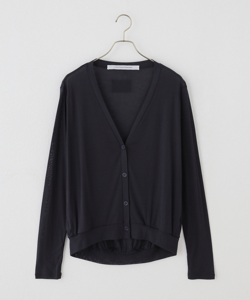 COGTHEBIGSMOKE(コグザビッグスモーク)の「《WEB限定・接触冷感》COG THE BIGSMOKE/ NADINE RAGLAN CARDIGAN(カーディガン/ボレロ・レディース・ネイビー・FREE)」の1枚目の写真