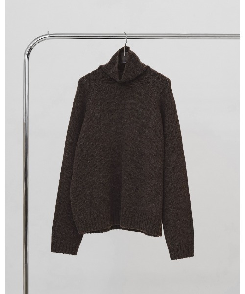 TODAYFUL(トゥデイフル)の「Wool 100% Turtle Knit(ニット/セーター・レディース・ブラック/チャコールグレー/ナチュラル/ダークブラウン・FREE)」の13枚目の写真