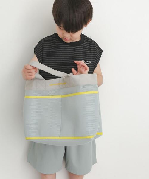 URBAN RESEARCH DOORS(アーバンリサーチドアーズ)の「メッシュトートバッグ(KIDS)(その他小物・キッズ・ブルー系その他/グレー系その他・ONE)」の2枚目の写真
