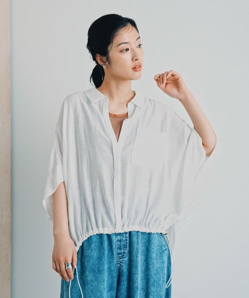 新品♡ レプシィム 裾ドロストアソートシャツSS 裾ドロストアソートシャツSS 1023535（シャツ/ブラウス）｜LEPSIM