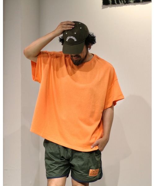 NATAL DESIGN(ネイタルデザイン)の「HEMP WIDE TEE 4(Tシャツ/カットソー・メンズ・アッシュグレー/マスタード/スミクロ/ブラック/グリーン系その他/アイボリー/コーラル/イエロー/ブラウン/ライトグリーン/ライトブルー/ラベンダー/カーキ/ホワイト・X-LARGE/LARGE/MEDIUM)」の14枚目の写真