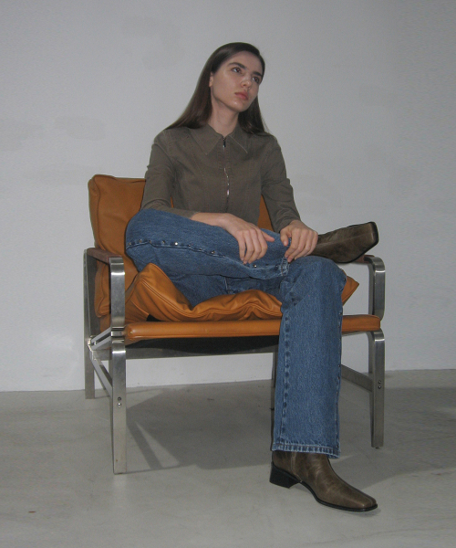 PARTIMENTO WOMEN（パルティメントウィメン）の「ウォッシュドコットンジップアップジャケット_ダスティベージュ（その他アウター・レディース・ベージュ・MEDIUM/SMALL）」の2枚目の写真