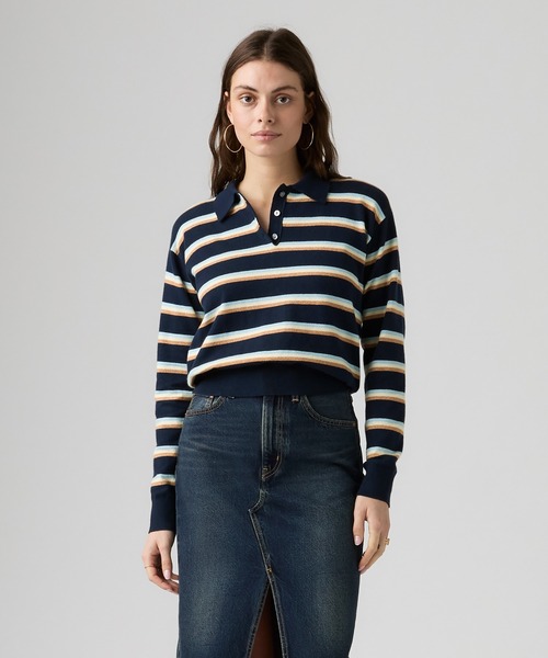 Levi's Super Soft Long‑sleeve Polo Shirt — лонгслив‑полотенце (муж.)
