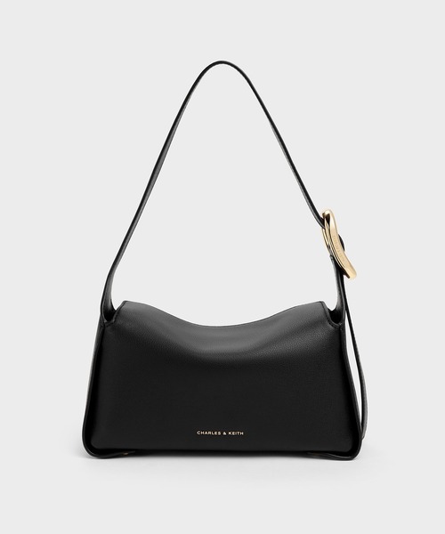 CHARLES & KEITH(チャールズ & キース)の「Aislin アシュリン ショルダーバッグ(ショルダーバッグ・レディース・ブラック・S)」の3枚目の写真