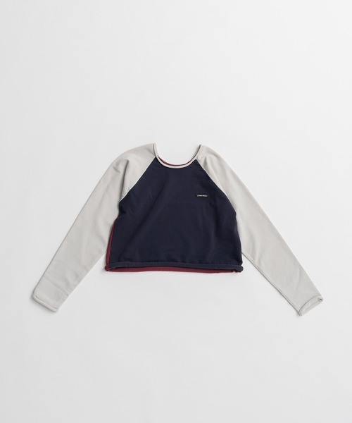 PRANK PROJECT（プランクプロジェクト）の「【2026Autumn Pre-Order】カーリングバイカラーニット / Curling Bicolor Knit（ニット/セーター・レディース・ネイビー/ブルー・FREE）」の14枚目の写真