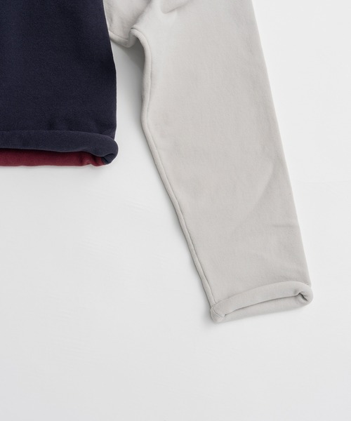 PRANK PROJECT（プランクプロジェクト）の「【2026Autumn Pre-Order】カーリングバイカラーニット / Curling Bicolor Knit（ニット/セーター・レディース・ネイビー/ブルー・FREE）」の20枚目の写真