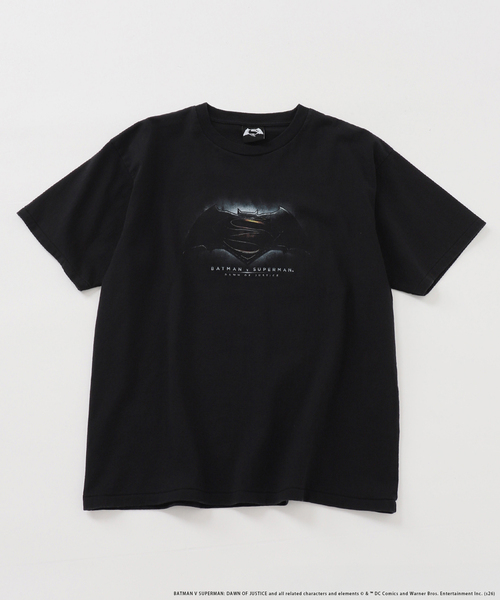 DC Comics(ディーシーコミックス)の「BATMAN / バットマン プリント Tシャツ(Tシャツ/カットソー・メンズ・ネイビー/ホワイト/ホワイト系その他/ブラックミックス/ブラック系その他/ブラック・LARGE/MEDIUM)」の4枚目の写真
