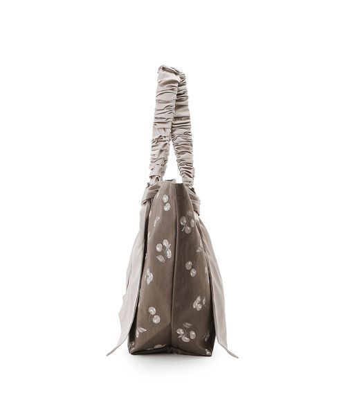 SNIDEL HOME(スナイデルホーム)の「オーガニックキャンバストート -BIG-(CHERRY)(トートバッグ・レディース・グレイッシュベージュ/オフホワイト・F)」の7枚目の写真