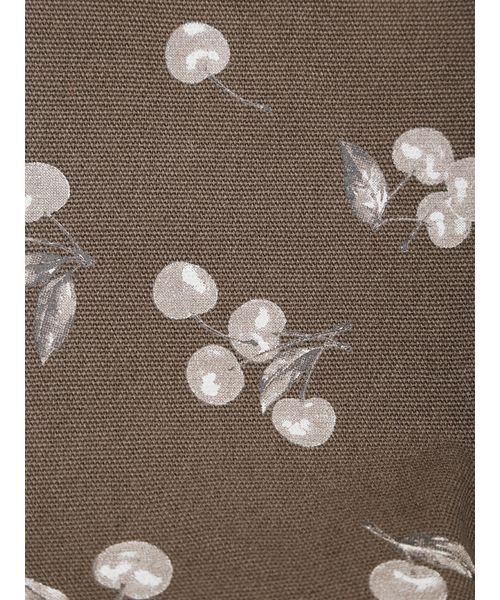 SNIDEL HOME(スナイデルホーム)の「オーガニックキャンバストート -BIG-(CHERRY)(トートバッグ・レディース・グレイッシュベージュ/オフホワイト・F)」の11枚目の写真