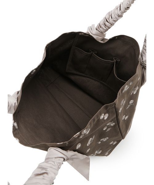 SNIDEL HOME(スナイデルホーム)の「オーガニックキャンバストート -BIG-(CHERRY)(トートバッグ・レディース・グレイッシュベージュ/オフホワイト・F)」の12枚目の写真