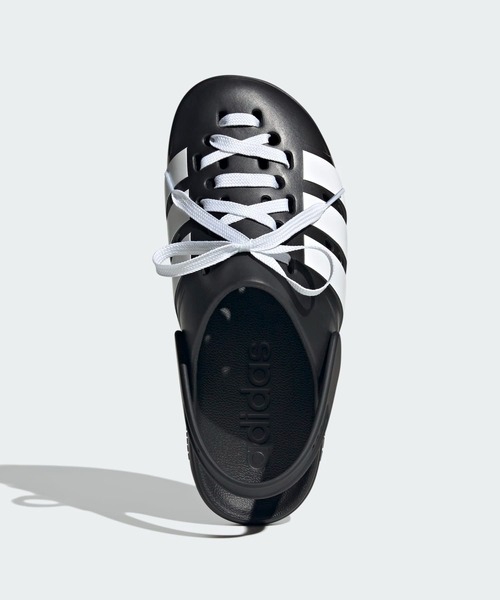 adidas（アディダス）の「アディレッタ クロッグ ADILETTE CLOG LACE U / ミュールスニーカー / アディダス adidas（サンダル・メンズ・ブラック・22.5cm/23.5cm/24.5cm/25.5cm/26.5cm/27.5cm/28.5cm）」の2枚目の写真