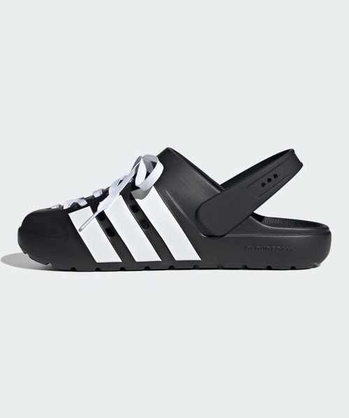 adidas（アディダス）の「アディレッタ クロッグ ADILETTE CLOG LACE U / ミュールスニーカー / アディダス adidas（サンダル・メンズ・ブラック・22.5cm/23.5cm/24.5cm/25.5cm/26.5cm/27.5cm/28.5cm）」の6枚目の写真