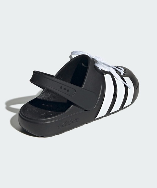 adidas（アディダス）の「アディレッタ クロッグ ADILETTE CLOG LACE U / ミュールスニーカー / アディダス adidas（サンダル・メンズ・ブラック・22.5cm/23.5cm/24.5cm/25.5cm/26.5cm/27.5cm/28.5cm）」の5枚目の写真