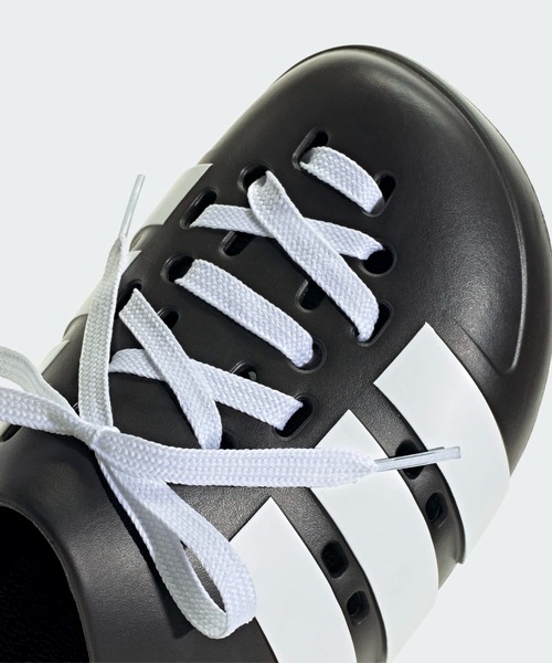 adidas（アディダス）の「アディレッタ クロッグ ADILETTE CLOG LACE U / ミュールスニーカー / アディダス adidas（サンダル・メンズ・ブラック・22.5cm/23.5cm/24.5cm/25.5cm/26.5cm/27.5cm/28.5cm）」の8枚目の写真