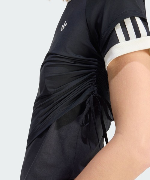 adidas(アディダス)の「ダブルレイヤー カリ Tシャツ / アディダスオリジナルス adidas Originals(Tシャツ/カットソー・レディース・ブラック・XX-LARGE/LARGE/MEDIUM/SMALL/X-LARGE)」の5枚目の写真