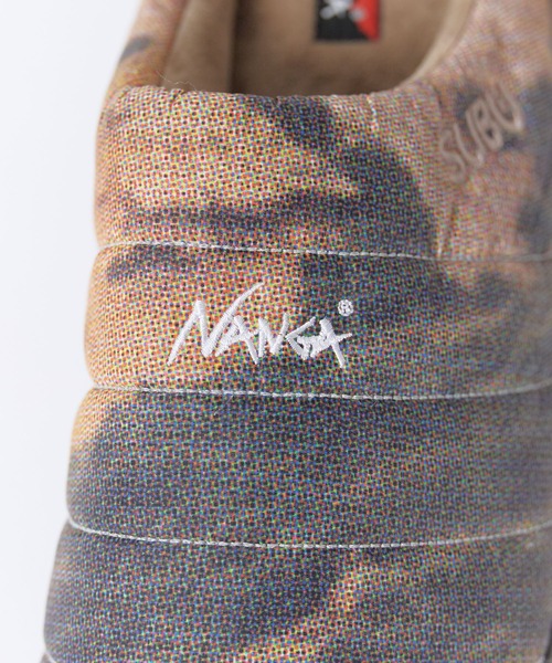 NANGA(ナンガ)の「NANGA/ナンガ MOUNTAIN PIXELATE WINTER SANDAL マウンテンピクセレートウィンターサンダル 迷彩柄 カモフラージュ柄 メンズ レディース 2026年 秋 秋服 冬 冬服(スリッポン・メンズ・ブラウン・0/1/2/3)」の6枚目の写真
