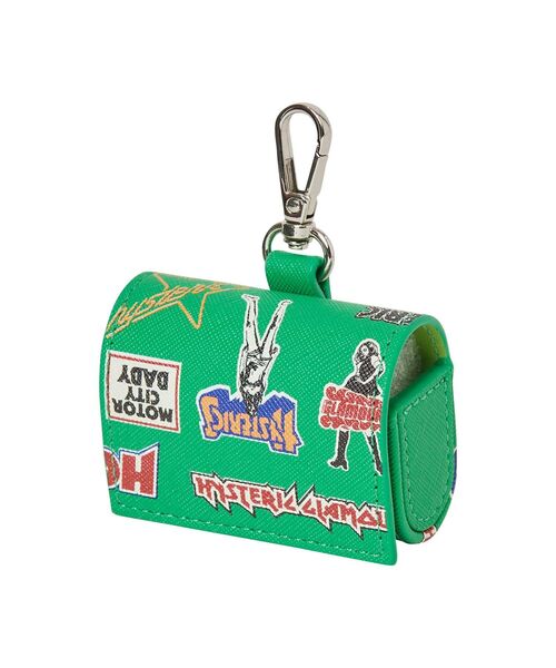 HYSTERIC GLAMOUR(ヒステリックグラマー)の「ROCK CITY柄 AirPodsProケース(ヘッドフォン/イヤホン・レディース・グリーン/ピンク/ブラック・FREE)」の3枚目の写真