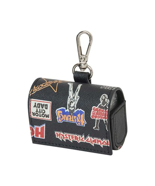 HYSTERIC GLAMOUR(ヒステリックグラマー)の「ROCK CITY柄 AirPodsProケース(ヘッドフォン/イヤホン・レディース・グリーン/ピンク/ブラック・FREE)」の2枚目の写真