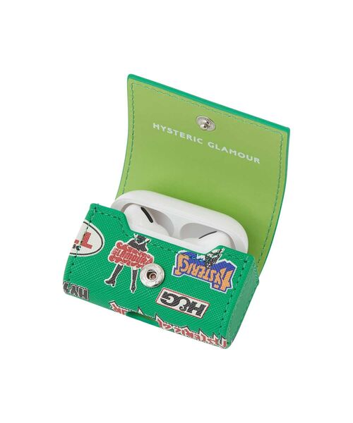 HYSTERIC GLAMOUR(ヒステリックグラマー)の「ROCK CITY柄 AirPodsProケース(ヘッドフォン/イヤホン・レディース・グリーン/ピンク/ブラック・FREE)」の7枚目の写真