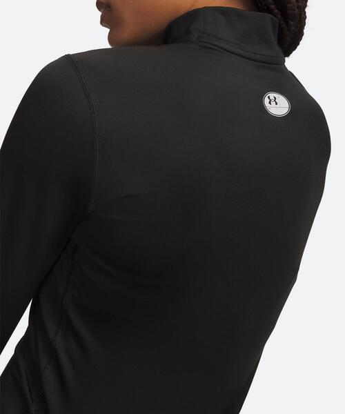 UNDER ARMOUR（アンダーアーマー）の「UAコールドギア モックネック シャツ（トレーニング/レディース）（Tシャツ/カットソー・レディース・ブラック系・XL/S/L/M）」の3枚目の写真
