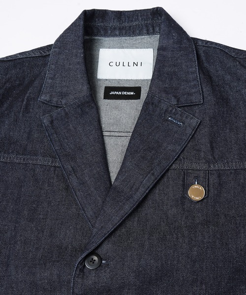CULLNI(クルニ)の「MINIMAL TAILORED JACKET(テーラードジャケット・メンズ・ブラック/ダークインディゴブルー・2/1)」の9枚目の写真
