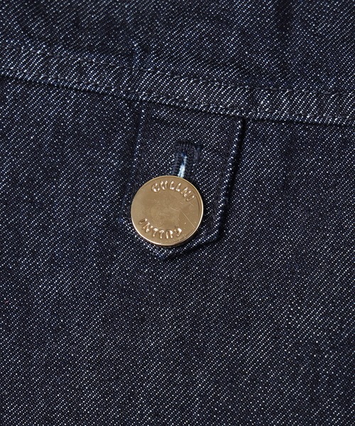 CULLNI(クルニ)の「MINIMAL TAILORED JACKET(テーラードジャケット・メンズ・ブラック/ダークインディゴブルー・2/1)」の11枚目の写真