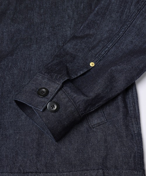 CULLNI(クルニ)の「MINIMAL TAILORED JACKET(テーラードジャケット・メンズ・ブラック/ダークインディゴブルー・2/1)」の12枚目の写真