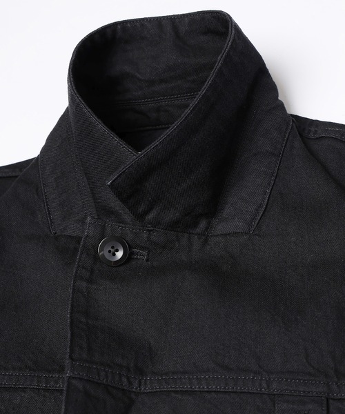 CULLNI(クルニ)の「MINIMAL TAILORED JACKET(テーラードジャケット・メンズ・ブラック/ダークインディゴブルー・2/1)」の16枚目の写真