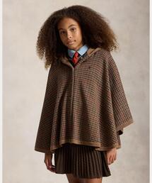 POLO RALPH LAUREN CHILDRENSWEAR（ポロ ラルフ ローレン チルドレンズウェア）の「チェック ウール フーデッド ポンチョ（ポンチョ）」
