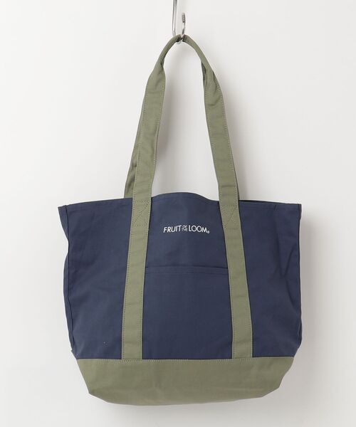 FRUIT OF THE LOOM(フルーツオブザルーム)の「【FRUIT OF THE LOOM/フルーツオブザルーム】CANVAS TOTE BAG M キャンバストート(トートバッグ・レディース・ライトブラウン/ネイビー/オフホワイト/ベージュ/ブルー/グリーン/レッド系その他・FREE)」の5枚目の写真